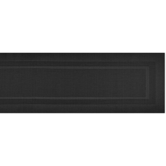 DII PVC Tabletop Collection Woven Indoor/Outdoor, Table Runner, 14x72, Black - Picture 3 of 8
